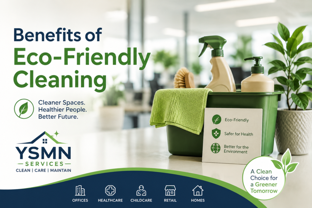 Benefits of Eco-Friendly Cleaning: A Smarter Choice for Homes and Businesses